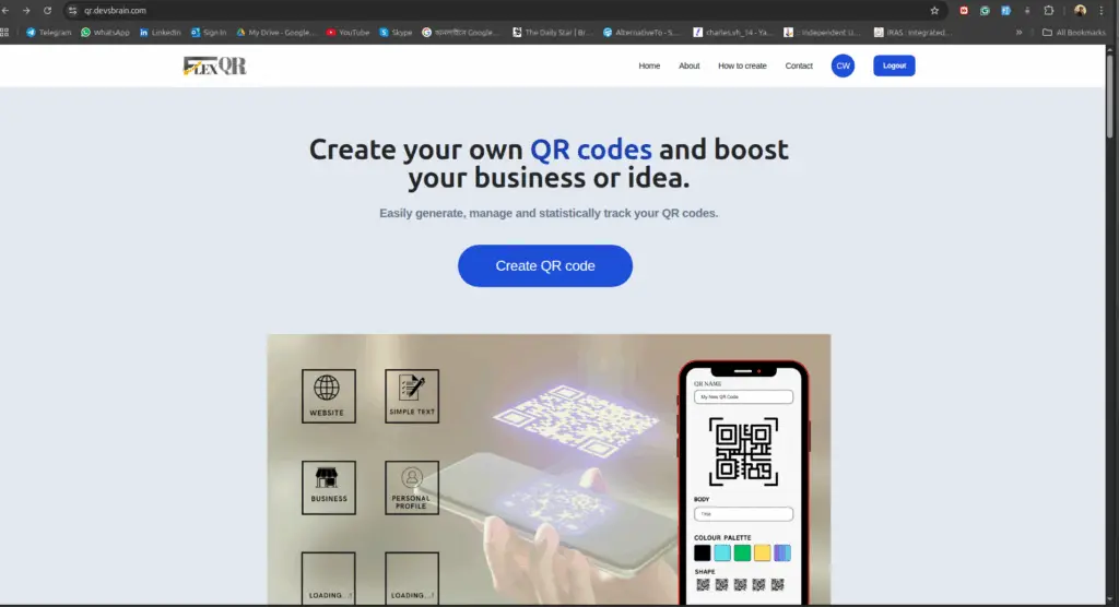 Flex QR Generator