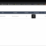 Main dashboard of my first Laravel React CRUD app