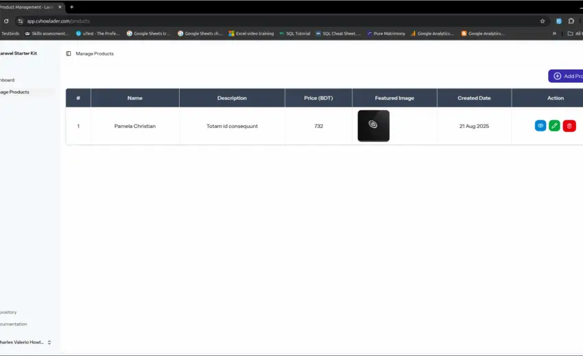My Successful First Laravel React CRUD App: A Complete Deployment Journey